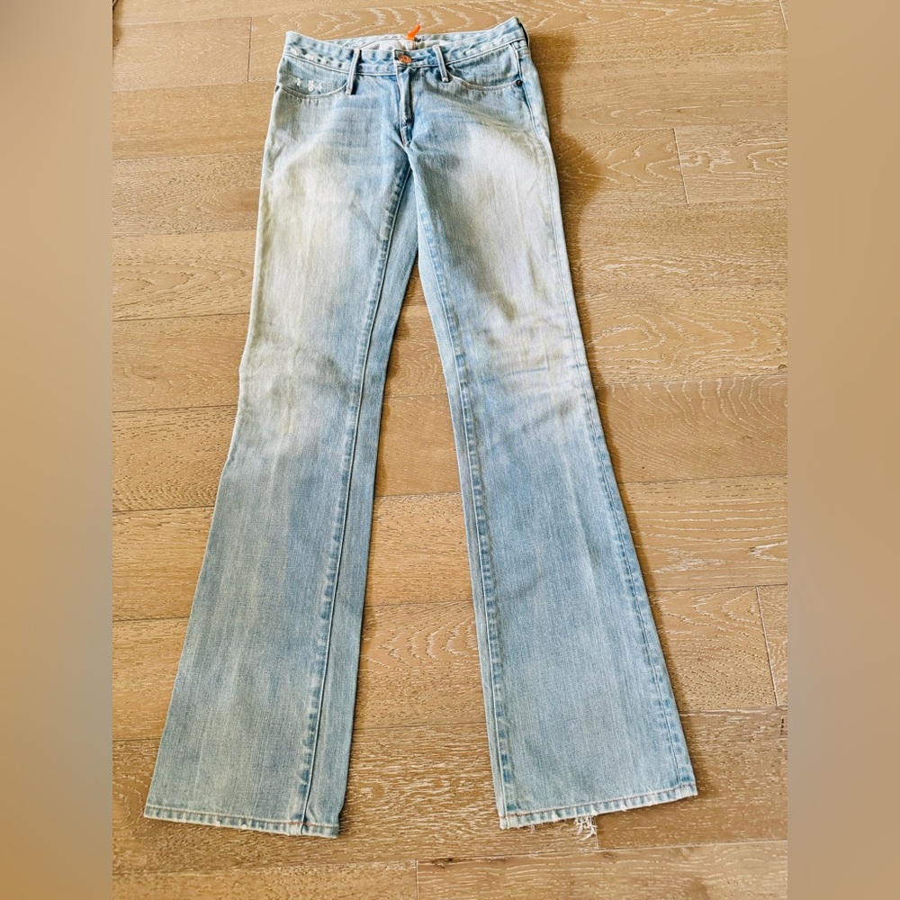 Earnest Sewn Light Blue Women's Boot Cut Jeans